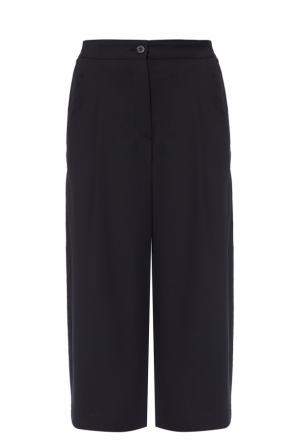 Cropped pleat-front trousers, zdjęcie 1 Cropped pleat-front trousers od McQ Alexander McQueen